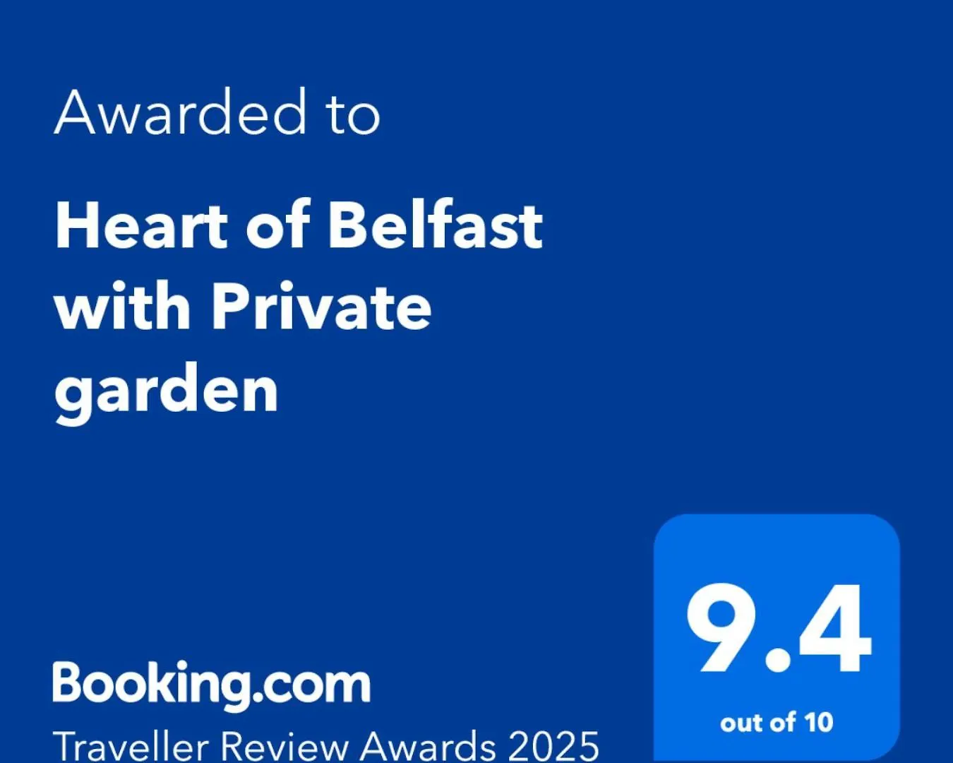 Heart Of Belfast With Private Garden Villa
